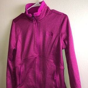 North Face Fuchsia Soft Weather Jacket